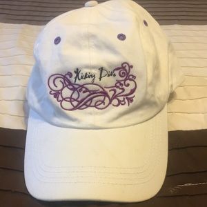 White and purple women’s cap